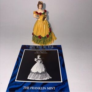 Franklin Mint Gone With the Wind Figurine 3.5”Belle Watling Ons Munson 1990